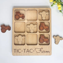 Load image into Gallery viewer, Tic-Tac-Toe Farm Game (2 Choices)