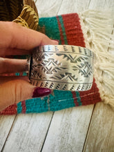 Load image into Gallery viewer, Navajo Royston Turquoise &amp; Sterling Silver Cuff Bracelet