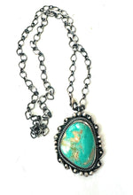 Load image into Gallery viewer, Navajo Sterling Silver &amp; Turquoise Necklace