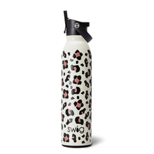 Load image into Gallery viewer, Swig Luxy Leopard Flip + Sip Water Bottle (20oz)