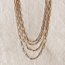 Load image into Gallery viewer, *AUTHENTIC 18k Gold Filled Classic Paperclip Chain 18 Inches