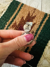 Load image into Gallery viewer, SALE *AUTHENTIC* Navajo White Buffalo &amp; Sterling Silver Liberty Quarter Pendant