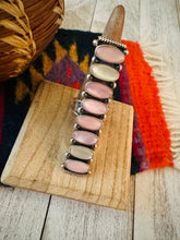 Load image into Gallery viewer, Navajo Mother of Pearl &amp; Sterling Silver Adjustable Ring by Jacqueline Silver