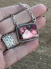 Load image into Gallery viewer, *Authentic* Beautiful Handmade Sterling Silver Dahlia Rose Necklace