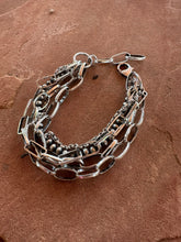 Load image into Gallery viewer, *Authentic* SILVER CITY Handmade Sterling Silver 5 Strand Link Bracelet