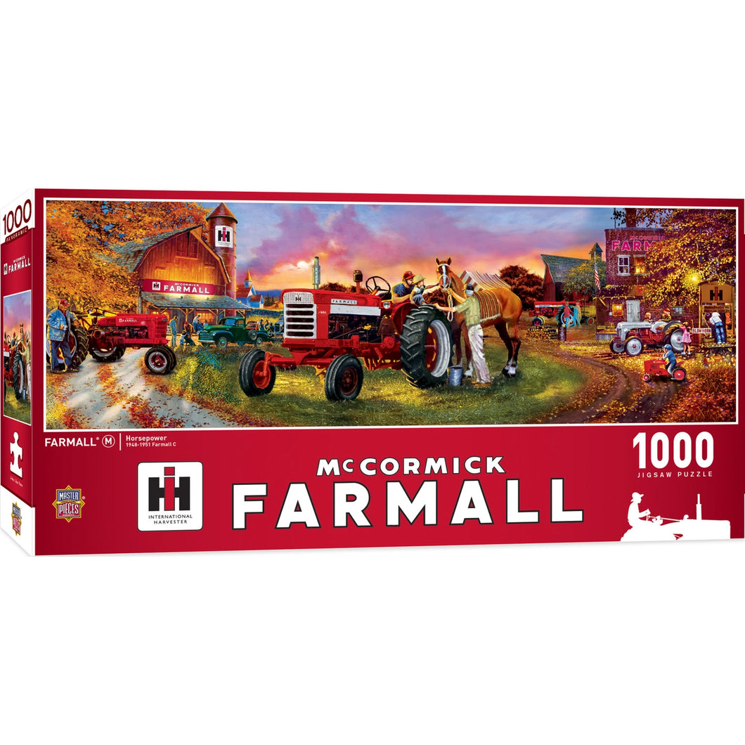 Farmall - Horsepower 1000 Piece Panoramic Puzzle