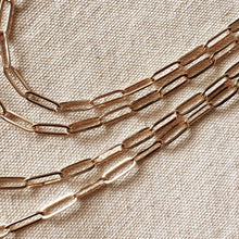 Load image into Gallery viewer, *AUTHENTIC 18k Gold Filled Classic Paperclip Chain 18 Inches