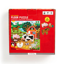 Load image into Gallery viewer, Puzzle - Farm Friends 25 Piece Floor Puzzle with Shaped Pieces