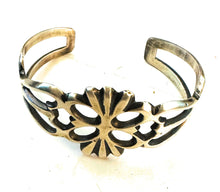 Load image into Gallery viewer, Navajo Sterling Silver Cuff Bracelet