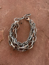 Load image into Gallery viewer, *Authentic* SILVER CITY Handmade Sterling Silver 5 Strand Link Bracelet