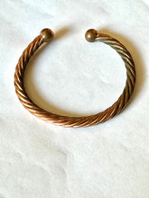 Load image into Gallery viewer, Vintage Handmade Copper Cuff Bracelet