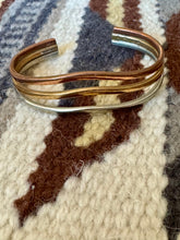 Load image into Gallery viewer, Vintage Handmade Copper Cuff Bracelet