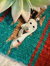 Load image into Gallery viewer, Navajo Sterling Silver &amp; Mother of Pearl Kachina Pendant