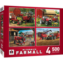 Load image into Gallery viewer, Farmall 4-Pack 500 Piece Puzzles