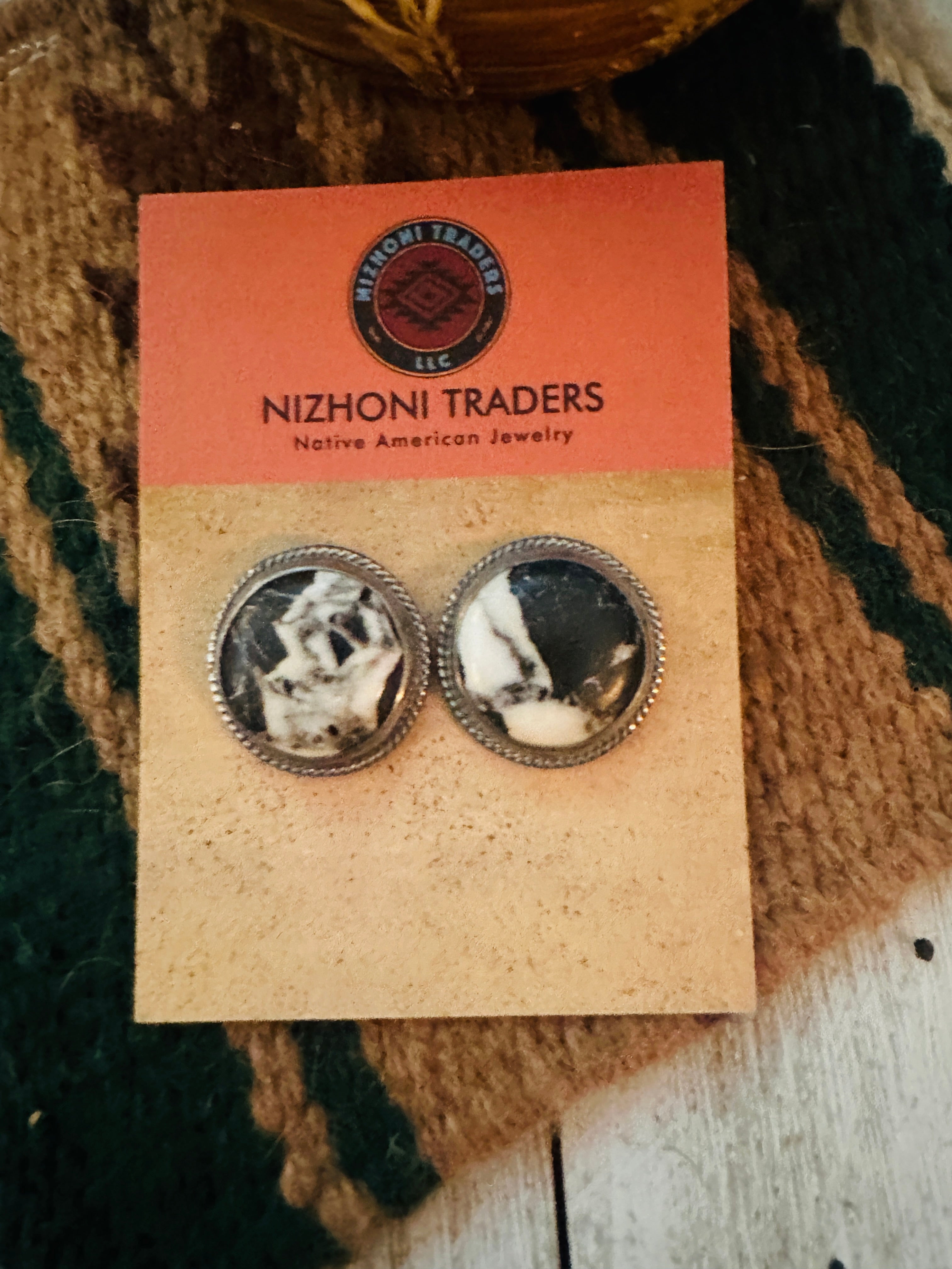 R.M.J. SS deals & White Buffalo Post Earrings