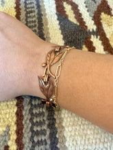 Load image into Gallery viewer, Vintage Handmade Copper Link Bracelet