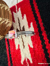 Load image into Gallery viewer, Navajo Sterling Silver &amp; Pink Dream Mojave Cuff Bracelet