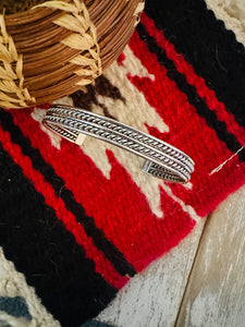 Navajo Sterling Silver Cuff Bracelet