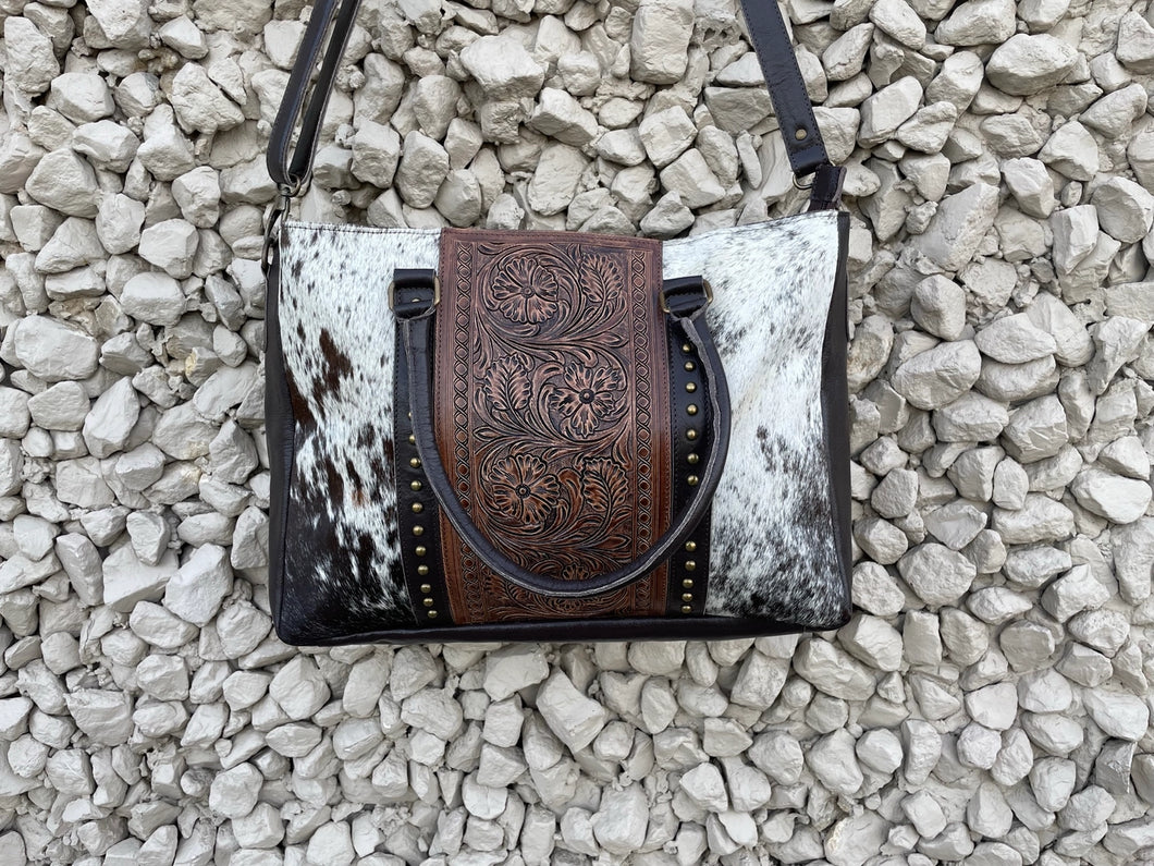 Cowhide tote sales