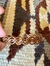 Load image into Gallery viewer, Vintage Handmade Copper Cuff Bracelet