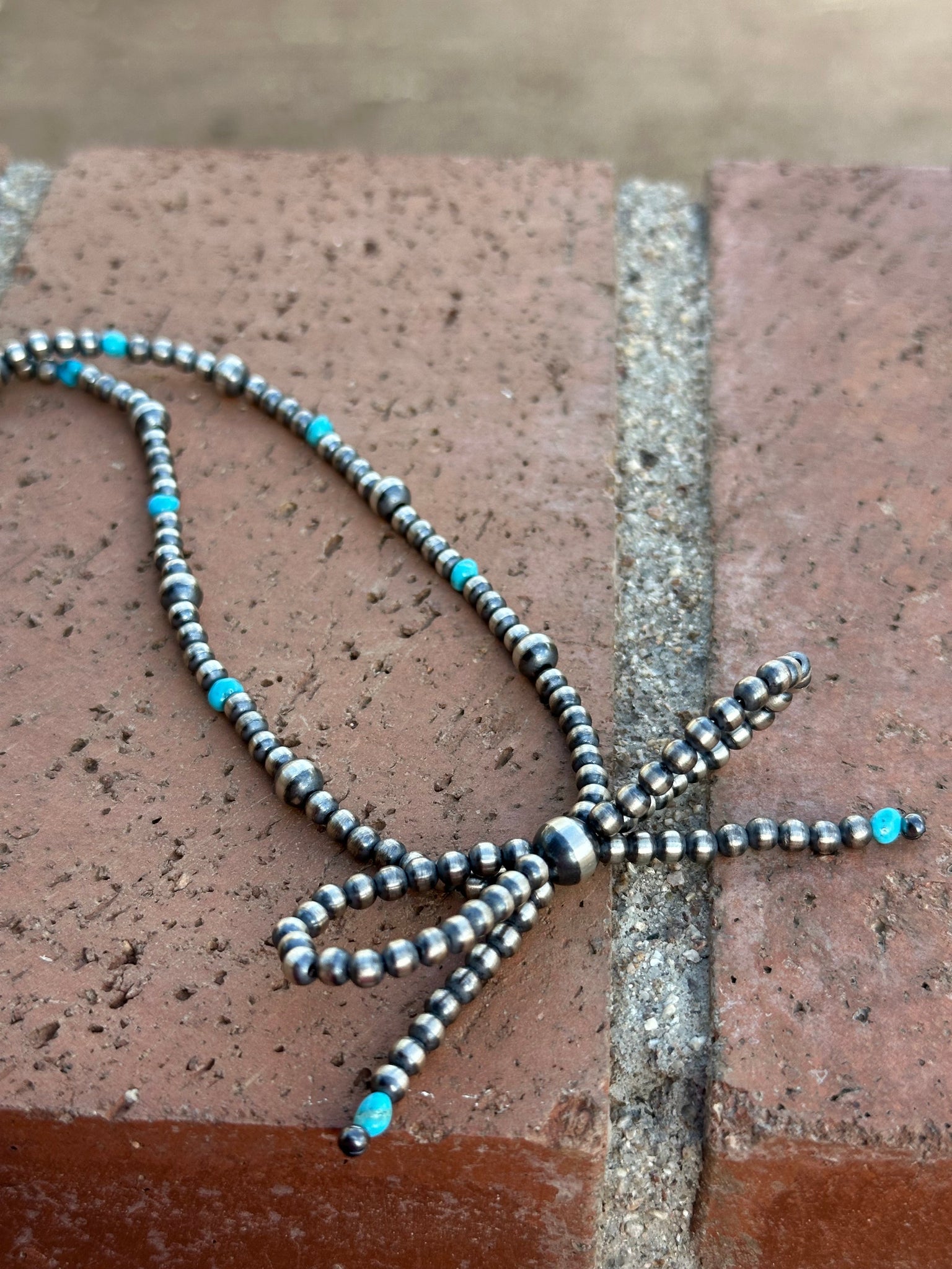 Offers Navajo Made Sterling Silver Necklace 18 Inches