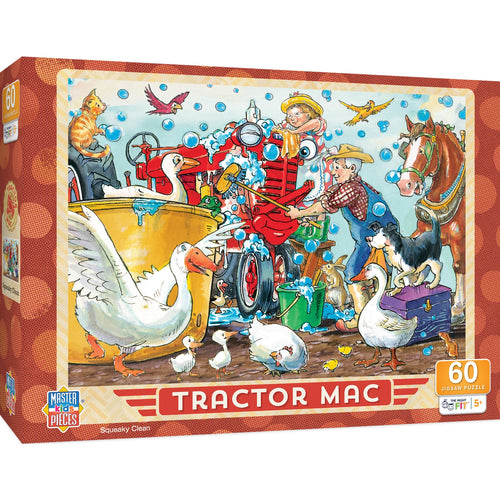 Tractor Mac - Squeaky Clean 60 Piece Jigsaw Puzzle