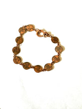 Load image into Gallery viewer, Vintage Handmade Copper Link Bracelet