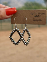 Load image into Gallery viewer, Handmade Sterling Silver Ball Dangle Earrings Signed Nizhoni