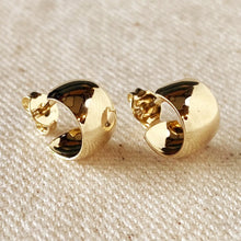 Load image into Gallery viewer, GOLD COLLECTION - 18k Gold Filled Half Open Stud Earrings