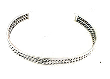 Load image into Gallery viewer, Navajo Sterling Silver Cuff Bracelet