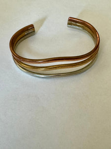 Vintage Handmade Copper Cuff Bracelet