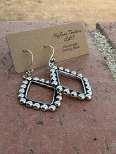 Load image into Gallery viewer, Handmade Sterling Silver Ball Dangle Earrings Signed Nizhoni