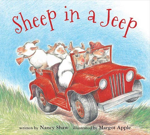 Book - Sheep in a Jeep Board Book
