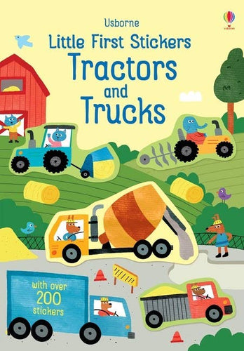 Book - Little First Stickers Tractors And Trucks