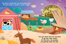 Load image into Gallery viewer, Book - It&#39;s Pasture Bedtime- Sensory Storybook with 2-Way Sequins