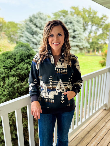 ARIAT Sienna 1/2 Zip Sweatshirt