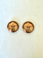 Load image into Gallery viewer, Vintage Handmade Copper Clip On Earrings