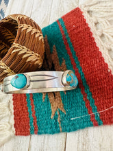 Load image into Gallery viewer, Navajo Turquoise &amp; Sterling Silver Bangle Bracelet