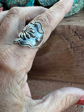 Load image into Gallery viewer, El Moro Handmade Sterling Silver Adjustable Ring