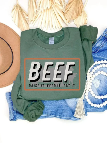 *PRE-ORDER* Crew - Beef Raise It. Feed It. Eat It.