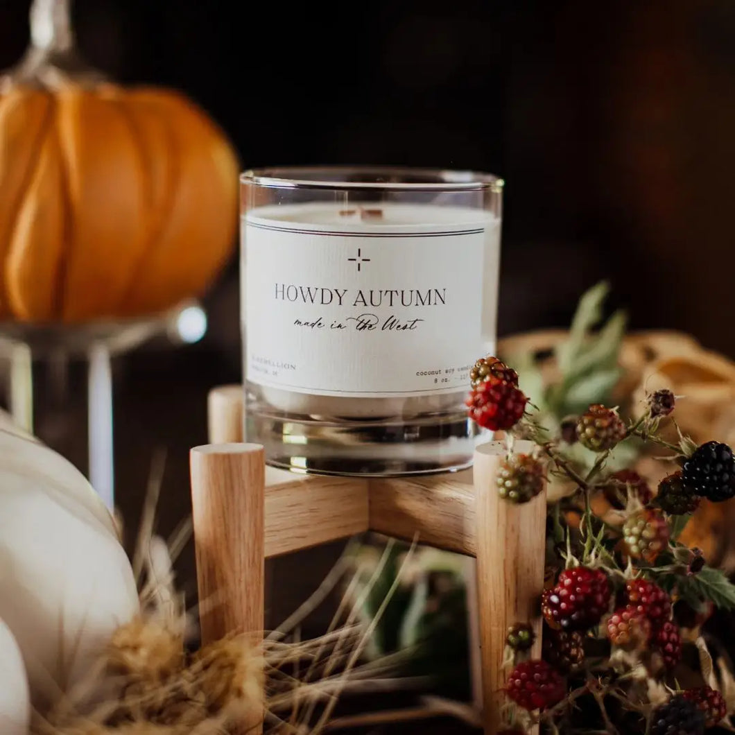 R. Rebellion Howdy Autumn Candle