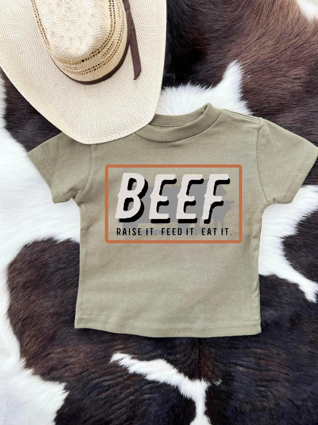 Kids Tee - Eat Beef. Raise It. Feed It. Eat It.