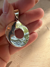 Load image into Gallery viewer, Handmade Sterling Silver Ball Pendant Signed Nizhoni