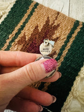 Load image into Gallery viewer, SALE *AUTHENTIC* Navajo White Buffalo &amp; Sterling Silver Liberty Quarter Pendant