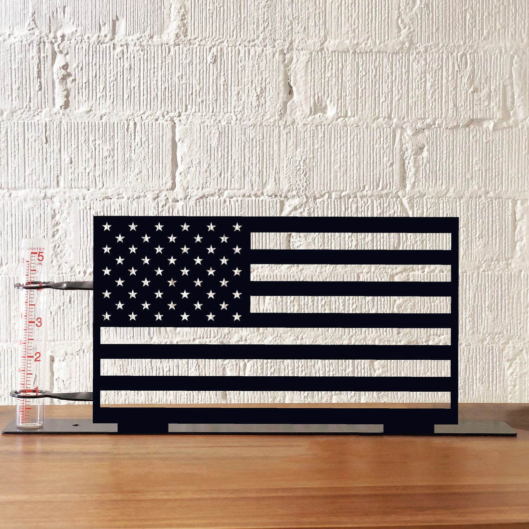 Rain Gauge - USA Flag