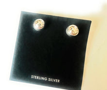 Load image into Gallery viewer, *AUTHENTIC* Navajo 8mm Sterling Silver Ball Stud Earrings