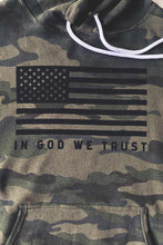 Load image into Gallery viewer, Hoodie - In God We Trust Camo