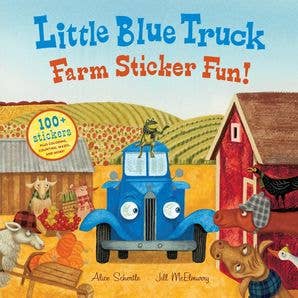 Book -  Little Blue Truck Farm Sticker Fun!