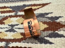 Load image into Gallery viewer, Vintage Handmade Copper Cuff Bracelet