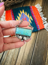 Load image into Gallery viewer, Navajo Sterling Silver &amp; Royston Turquoise Necklace